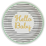 "Hello Baby" Pappteller | 8Stk./Ø23cm