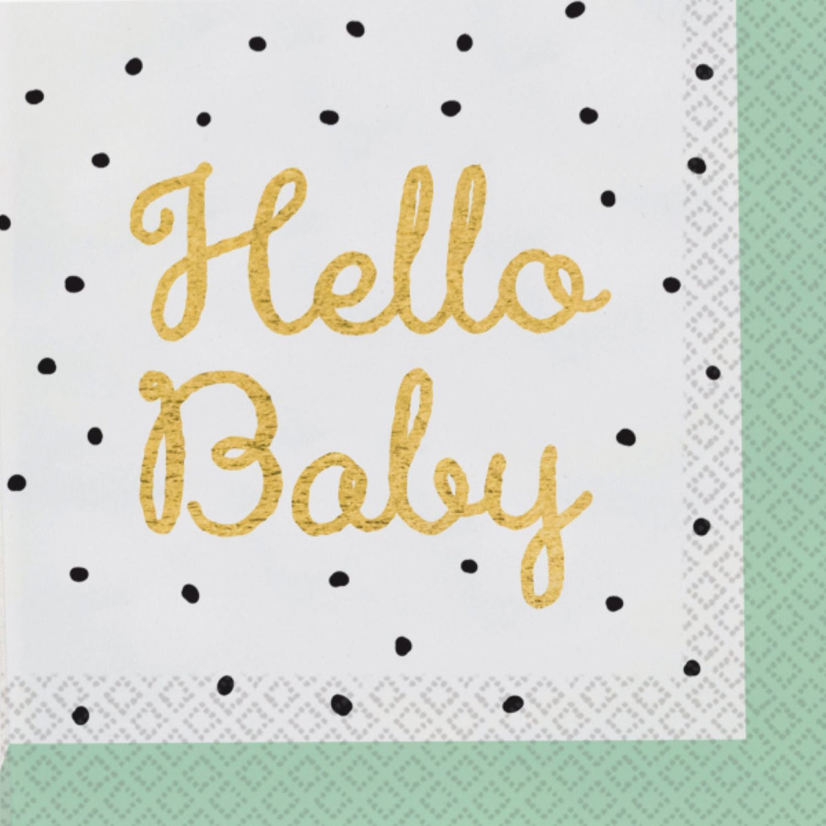 Hello Baby - Servietten | 20 Stück, 33 x 33 cm