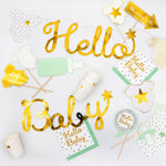 Hello Baby - Papiertischdecke | 120 x 180 cm