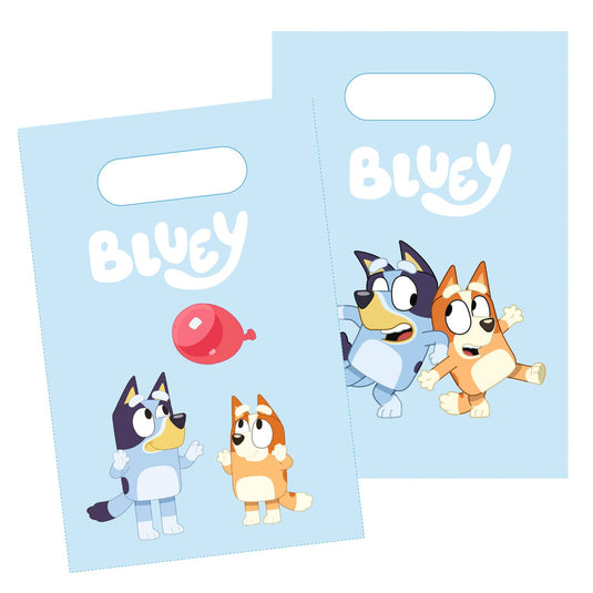 "Bluey" Serie | 8 Papier Partytüten  15,8x23,6cm