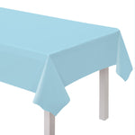 Tischdecke PVC Unifarben 137x274cm | Hellblau