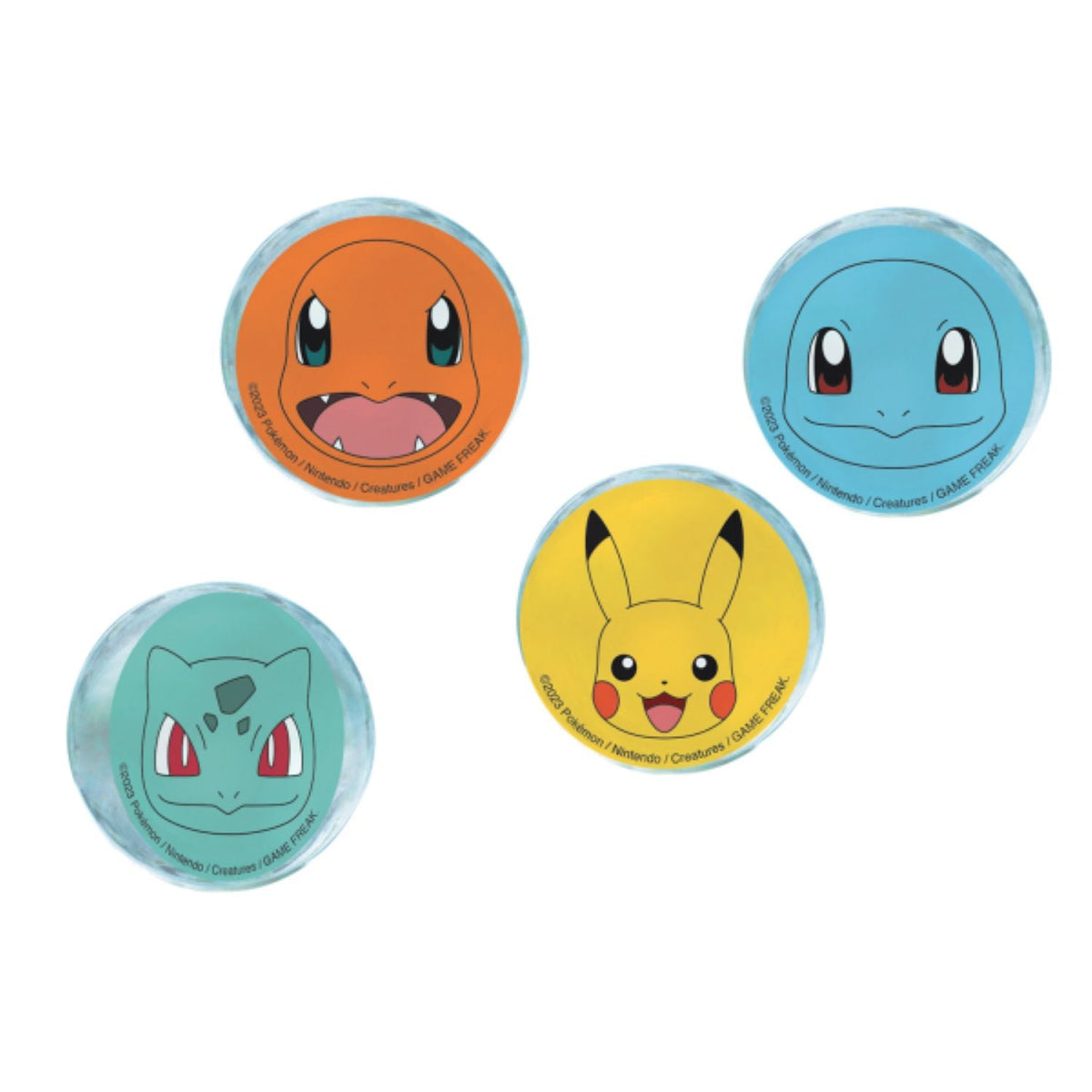 "Pokémon" Flummibälle | 4 Stk. - Ø 4,0 cm