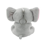 2-in-1 Plüschtier-Ballongewicht 90g Elefant m. rosa Ohren