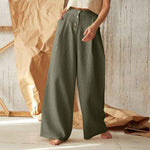 Elegante Wide-Leg Stoffhose