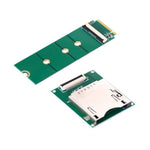 CFexpress Kabel 20cm Typ B Buchse zu NVME M-key M.2 NGFF Stecker Adapter in Grün | System-S