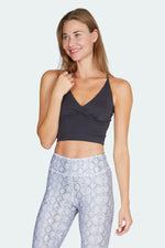 Lux Crop Top anthracite