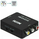 DREIKS AV RCA zu HDMI Adapter Konverter Full HD 1080P Video Audio TV 3 RCA CVBS HDMI