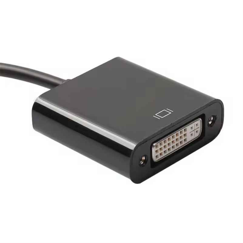 DREIKS DP zu DVI Adapter DisplayPort zu DVI Konverter Full HD 1080p PC Beamer Vergoldet