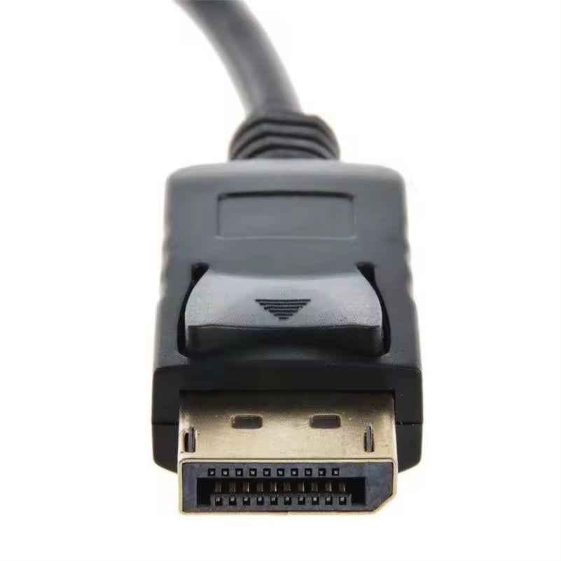 DREIKS DP zu DVI Adapter DisplayPort zu DVI Konverter Full HD 1080p PC Beamer Vergoldet
