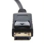 DREIKS DP zu DVI Adapter DisplayPort zu DVI Konverter Full HD 1080p PC Beamer Vergoldet