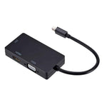 DREIKS Mini DisplayPort auf HDMI DVI VGA Adapter Mini DP Konverter 3in1 1080p Schwarz oder Weiß