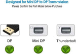 DREIKS Mini DP zu DP Adapter Mini DisplayPort auf DisplayPort MacBook Surface 4K@60Hz