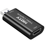 DREIKS Video Capture Card HDMI USB 4K 1080p Live Video Streaming Game Recorder USB-C