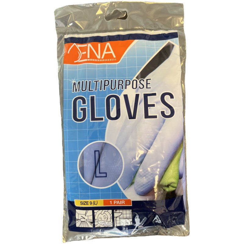 ENA Multipurpose Haushaltshandschuhe Latex, Gelb