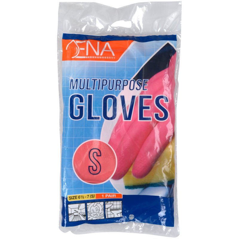 ENA Multipurpose Haushaltshandschuhe Latex, Gelb
