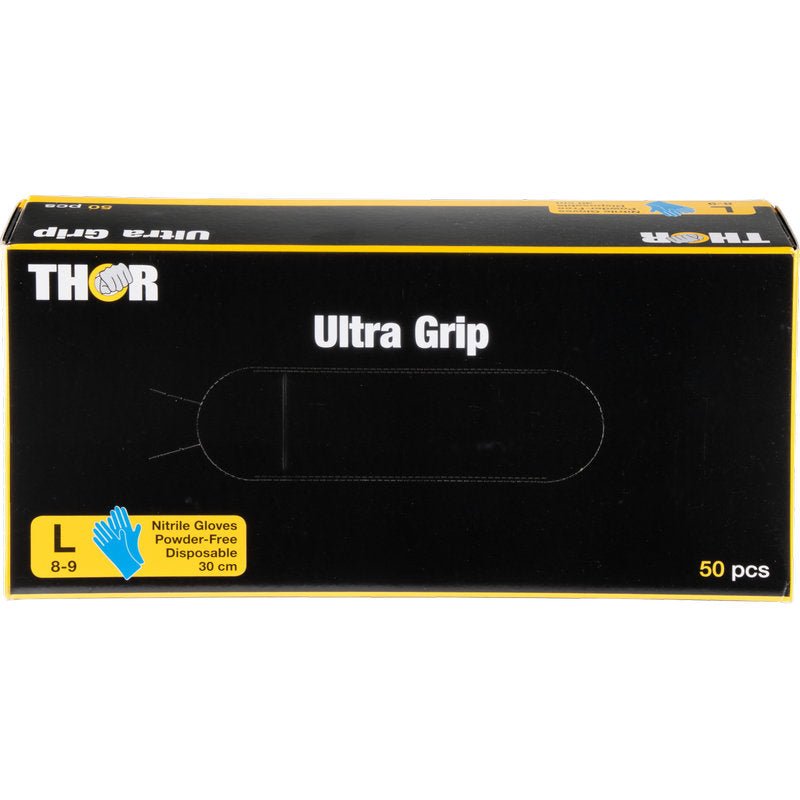Thor Ultra Grip Long, Nitril-Handschuhe, 30 cm, Blau