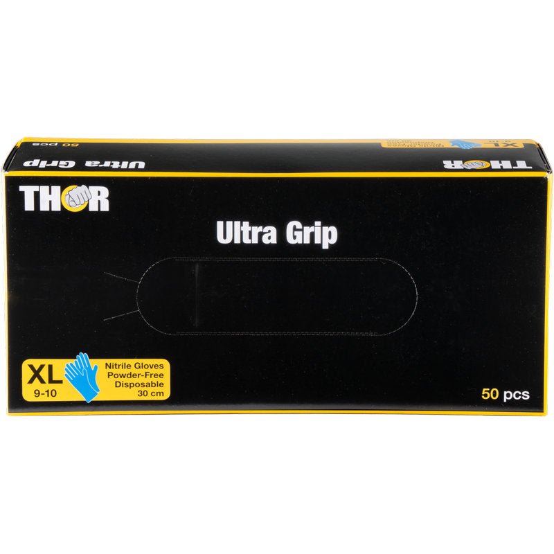 Thor Ultra Grip Long, Nitril-Handschuhe, 30 cm, Blau