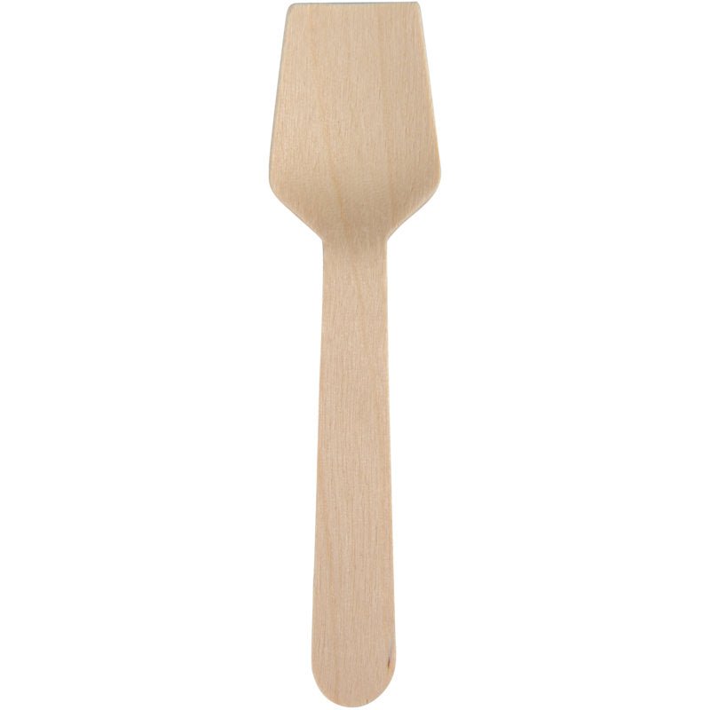 Eislöffel, 9,5 cm, Holz   | Packung (100 Stück)