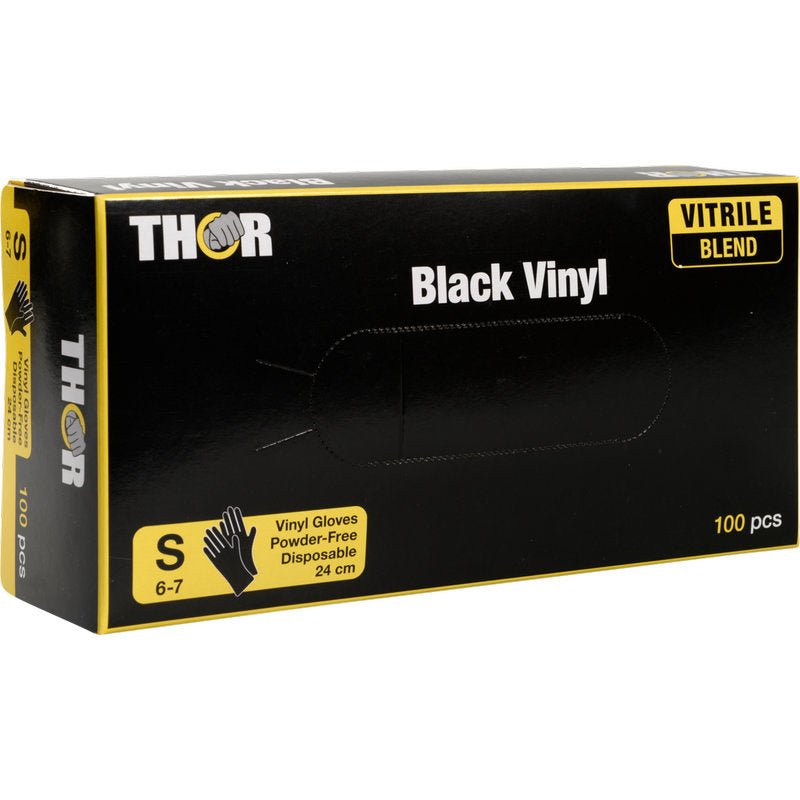 Thor Black Vinyl, Vitrile Blend, Puderfrei