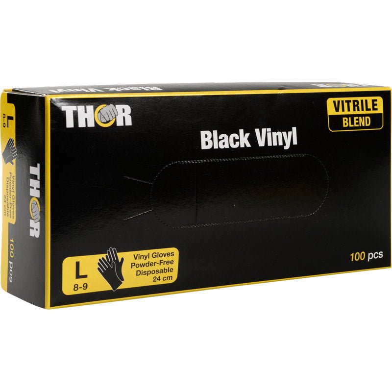 Thor Black Vinyl, Vitrile Blend, Puderfrei