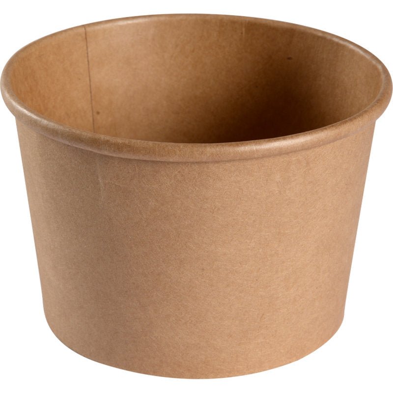 Schale, 500 ml, ø 11,5 cm, Kraft/PE, Braun   | Packung (50 Stück)