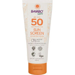 Bambo Nature, Sonnencreme, 100ml, LSF50, Farb- u. Parfümfrei  | Karton (6 Packungen) Namma Markt