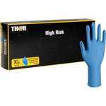Thor High Risk Nitril-Handschuhe, Blau, 30 cm