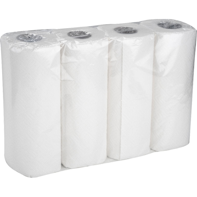 Küchenrolle, 2-lagig, 26 cm x 14 m, Weiß    | Karton (8 Packungen)