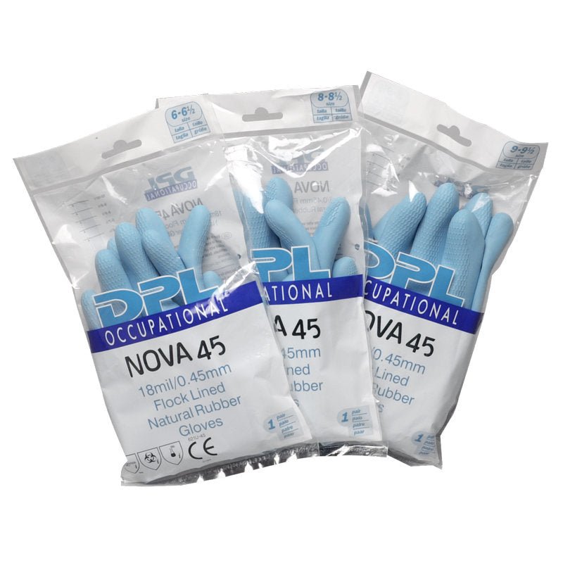 Haushaltshandschuhe Latex, Blau