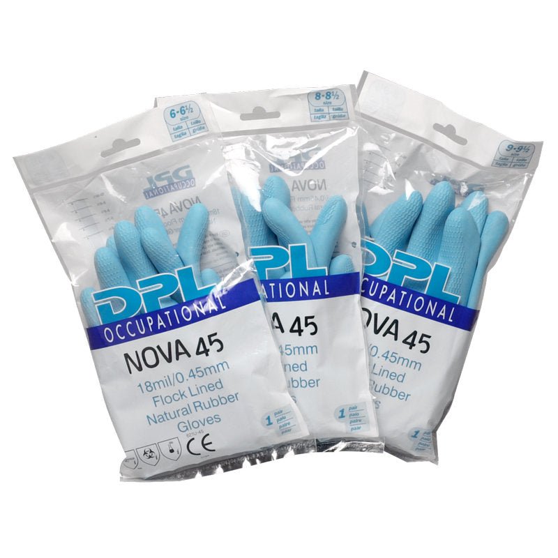 Haushaltshandschuhe Latex, Blau