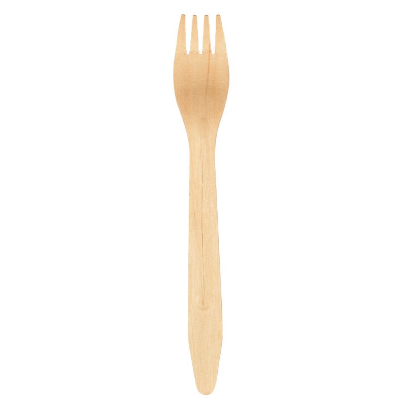Gabel, 16,5 cm, Holz   | Packung (100 Stück)