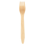 Gabel, 16,5 cm, Holz   | Packung (100 Stück)