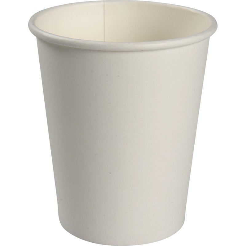 Pappbecher, Weiß