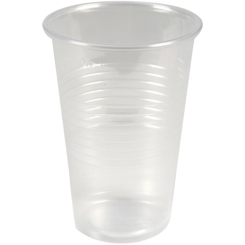 Ausschankbecher, PP, 20 cl,Transparent   | Packung (100 Stück)