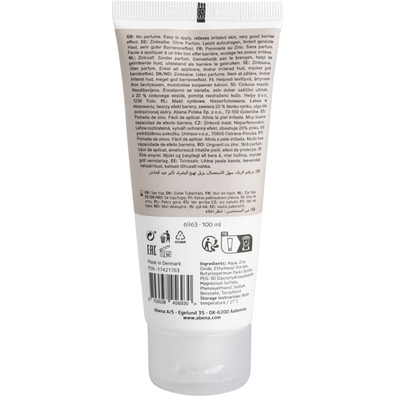 Zinksalbe, 20% Zinkoxid, 100 ml  | Karton (12 Packungen)