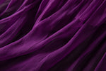 Damen Seidenkleid mit Puffärmeln | Luftsüßes Boho Maxikleid
