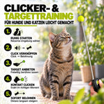 ClickStick für Hunde & Katzen – Target Stick mit abnehmbarem Clicker | ASCO