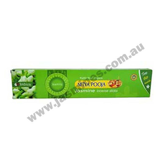 AMBICA-NITHYA POOJA JASMINES AGARBHATHI 85 GRAMS product image 1