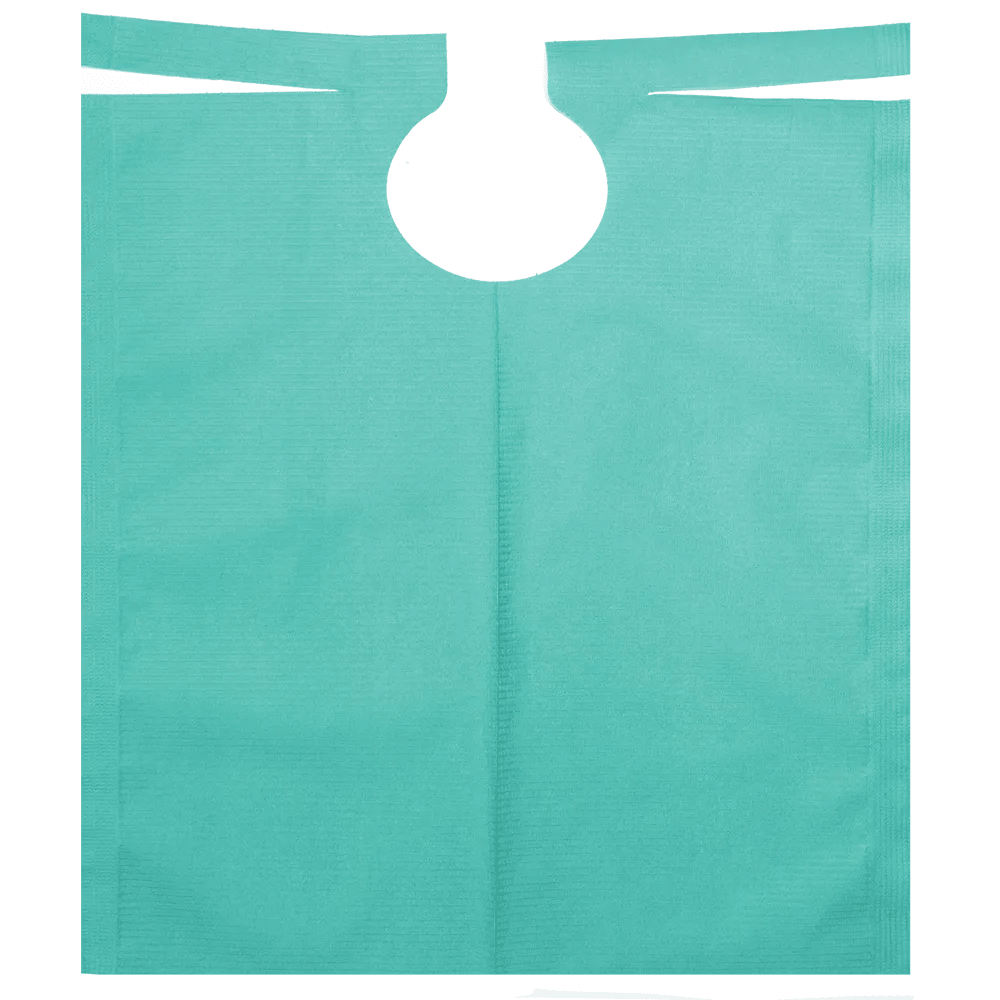 AMPri Patientenumhang mit PE Beschichtung 500 x 600 mm, verschiedene Farben | Rolle (80 Stück)