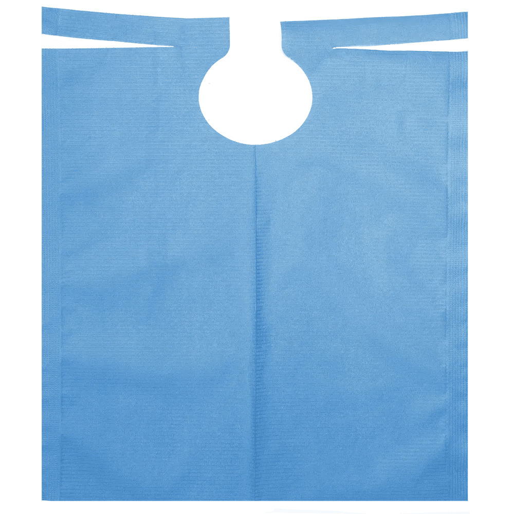 AMPri Patientenumhang mit PE Beschichtung 500 x 600 mm, verschiedene Farben | Rolle (80 Stück)