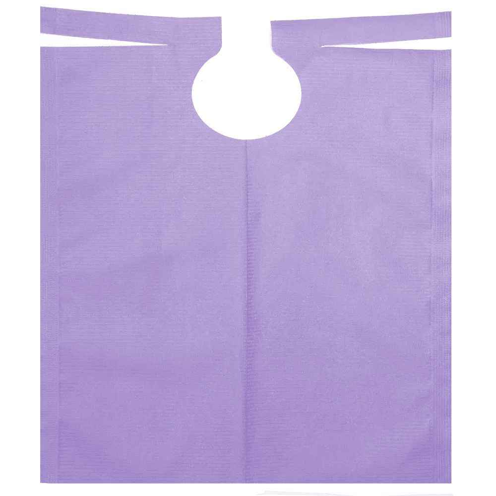 AMPri Patientenumhang mit PE Beschichtung 500 x 600 mm, verschiedene Farben | Rolle (80 Stück)
