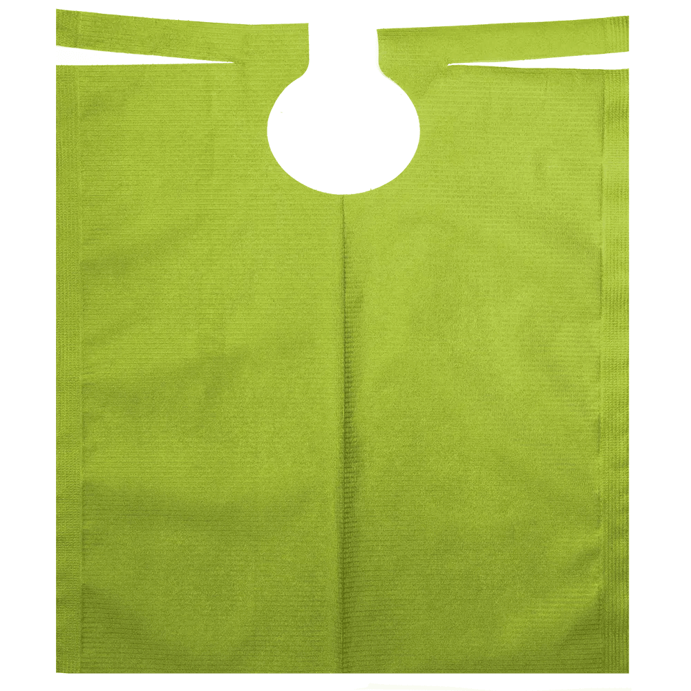 AMPri Patientenumhang mit PE Beschichtung 500 x 600 mm, verschiedene Farben | Rolle (80 Stück)