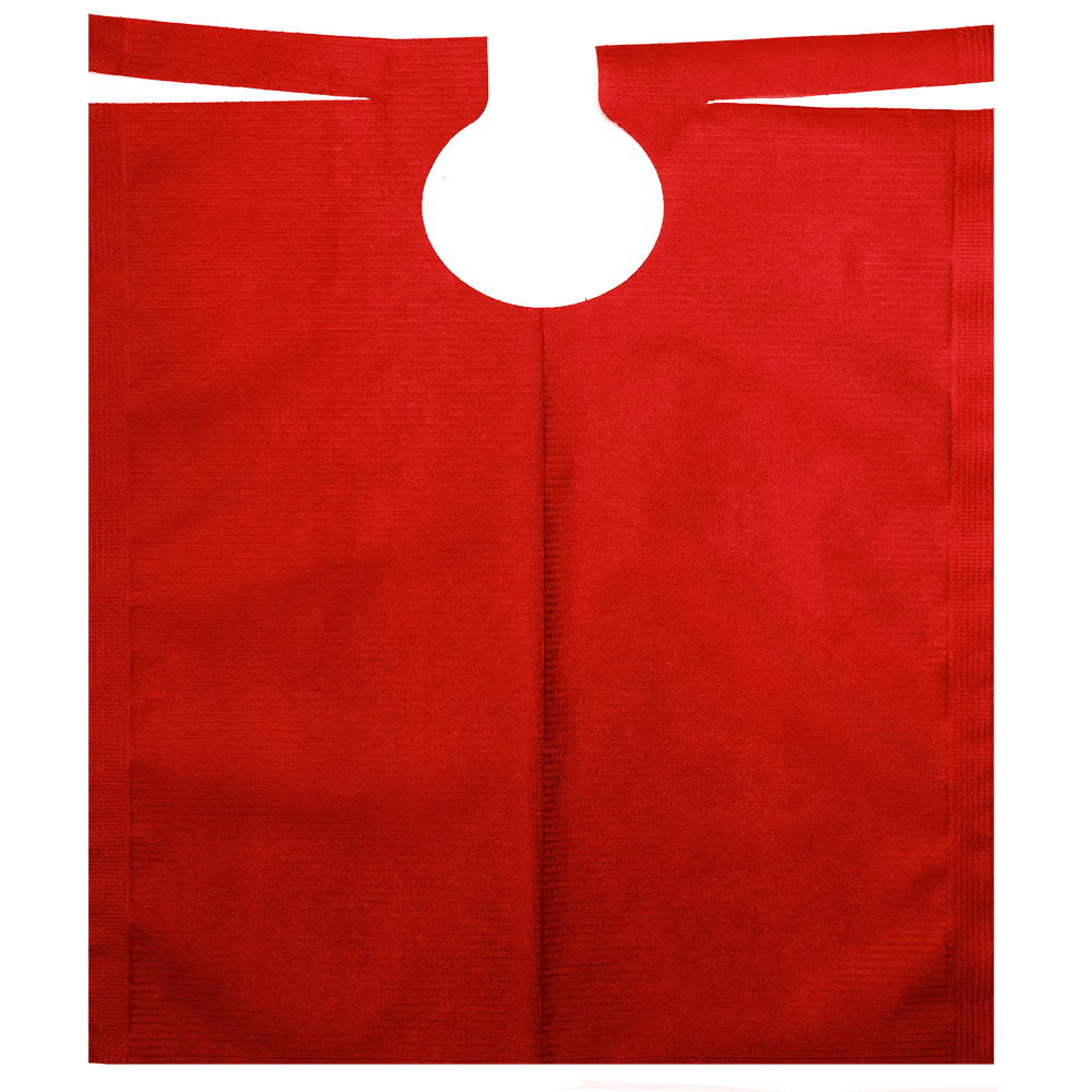 AMPri Patientenumhang mit PE Beschichtung 500 x 600 mm, verschiedene Farben | Rolle (80 Stück)