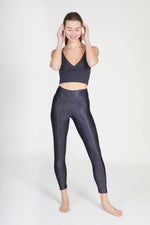 Lux-Leggings anthracite snake