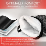 Ofenhandschuhe aus Silikon Fäustlinge - Schwarz