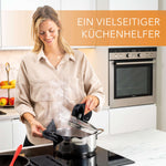 Untersetzer aus Silikon Topfuntersetzer Pfannenuntersetzer Topflappen Schwarz - 4er Set Namma Markt