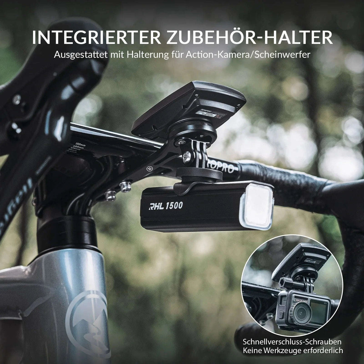 Aero Fahrradcomputer Halterung mit Schnellverschluss Leichtbau Lenkerverlängerungshalterung Namma Markt