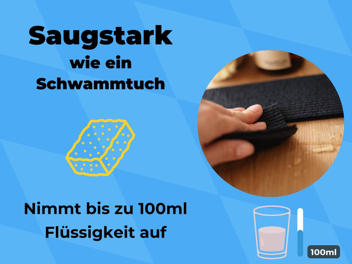 O'Zapft Is - Spültücher bedruckt Set (5x) als Wiesn Souvenir