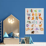Wandtattoo Kinderzimmer Tier Alphabet Design