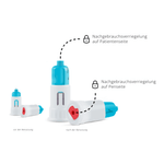 Alphacheck DUAL Sicherheits-Pen-Nadeln, verschiedene Größen